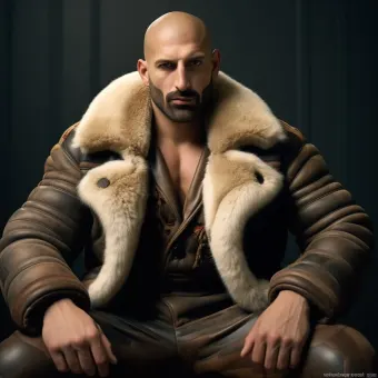 Look masculin abouti en blouson aviateur cuir et shearling — planche 18
