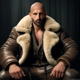 Look masculin abouti en blouson aviateur cuir et shearling — planche 20