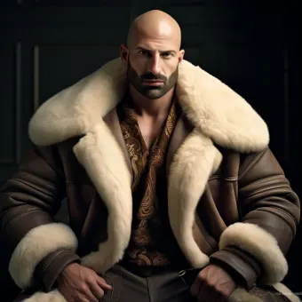 Look masculin abouti en blouson aviateur cuir et shearling — planche 23