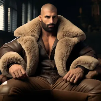 Look masculin abouti en blouson aviateur cuir et shearling — planche 101