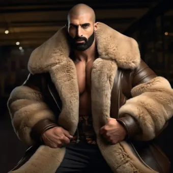 Look masculin abouti en blouson aviateur cuir et shearling — planche 109