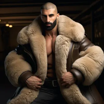 Look masculin abouti en blouson aviateur cuir et shearling — planche 110