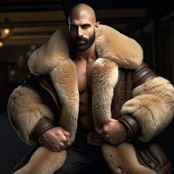 Look masculin abouti en blouson aviateur cuir et shearling — planche 111