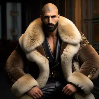 Look masculin abouti en blouson aviateur cuir et shearling — planche 203