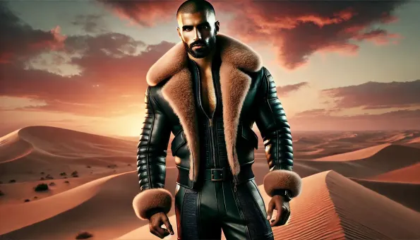 Silhouette de superhéros en blouson aviateur cuir et shearling — planche 43